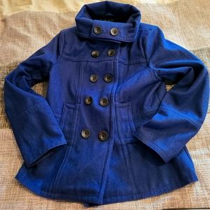 🌟Blue Women's Pea Coat Size Large